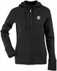 Image of Oakland Athletics Womens Zip Front Hoody Sweatshirt (Team Color) - Medium